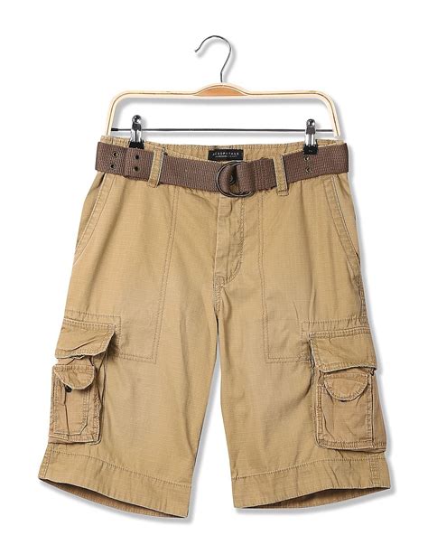 Uses REPREVE fabric, which is made from recycled plastic bottles to minimize waste production. . Aeropostale shorts